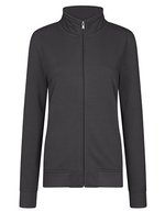 HRM Premium Full-Zip Sweatjacke aus Baumwolle – Dark Grey