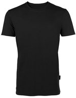 HRM Rundhals T-Shirt aus Bio-Baumwolle für Herren – Black
