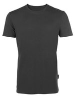 HRM Rundhals T-Shirt aus Bio-Baumwolle für Herren – Dark Grey