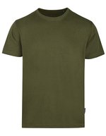HRM Rundhals T-Shirt aus Bio-Baumwolle für Herren, Grey Melange M, HRM101 – Olive