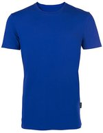 HRM Rundhals T-Shirt aus Bio-Baumwolle für Herren, Grey Melange M, HRM101 – Royal Blue