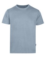 HRM Rundhals T-Shirt aus Bio-Baumwolle für Herren, Grey Melange M, HRM101 – Sky Blue