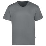 HRM V-Ausschnitt T-Shirt Bio-Baumwolle für Herren, Black L, HRM102 – Bild 3
