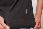 HRM V-Ausschnitt T-Shirt Bio-Baumwolle für Herren, Black L, HRM102 – Bild 7