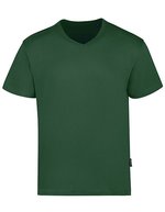 HRM V-Ausschnitt T-Shirt Bio-Baumwolle für Herren – Bottle Green