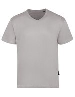 HRM V-Ausschnitt T-Shirt Bio-Baumwolle für Herren, Black L, HRM102 – Sand