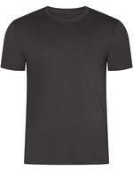 HRM Rundhals-T-Shirt aus Bio-Baumwolle für Herren – Dark Grey