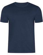 HRM Rundhals-T-Shirt aus Bio-Baumwolle für Herren – Navy