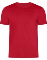 HRM Rundhals-T-Shirt aus Bio-Baumwolle für Herren, Black XS, HRM103 – Red