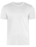 HRM Rundhals-T-Shirt aus Bio-Baumwolle für Herren, Black XS, HRM103 – White