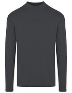 Men´s Premium Highneck Longsleeve Tees – Dark Grey