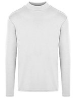 Men´s Premium Highneck Longsleeve Tees – Blanc