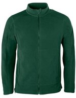 Herren Fleecejacke mit durchgehendem Reißverschluss – Bottle Green