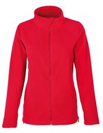HRM Women´s Full- Zip Fleece Jacket White XS (HRM1202), HRM1202 – Red