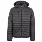 HRM Quilted Jacket with Detachable Hood for Men, Black L, HRM1401 – image 3