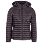 HRM Steppjacke mit abnehmbarer Kapuze für Damen, Black XS, HRM1402 – Bild 3