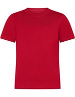 HRM Kids´ Organic Luxury Roundneck Tees Black M (134/8-9) (HRM2001), HRM2001 – Rouge