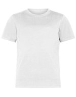 HRM Kids´ Organic Luxury Roundneck Tees Black M (134/8-9) (HRM2001), HRM2001 – Blanc