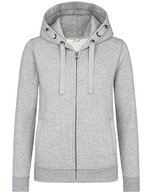 HRM Premium Kapuzenjacke mit Taschen für Kinder – Grey Melange