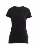 HRM Luxury Rundhals T-Shirt Bio-Baumwolle für Damen – Black
