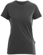 HRM Luxury Rundhals T-Shirt Bio-Baumwolle für Damen – Dark Grey
