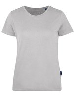 HRM Luxury Rundhals T-Shirt Bio-Baumwolle für Damen, Black XS, HRM201 – Sabbia
