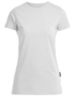 HRM Luxury Rundhals T-Shirt Bio-Baumwolle für Damen, Black XS, HRM201 – Bianco