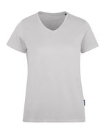 HRM Luxuriöses V-Ausschnitt T-Shirt, Bio-Baumwolle, Black XS, HRM202 – Sand
