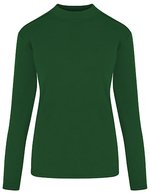 Women´s Premium Highneck Longsleeve Tees – Bottle Green