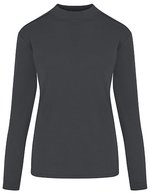 Women´s Premium Highneck Longsleeve Tees – Dark Grey