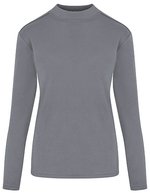 Women´s Premium Highneck Longsleeve Tees – Stone
