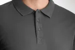 HRM Heavy Stretch Polo mit 3-Knopfleiste für Herren, White 5XL, HRM302 – Bild 5