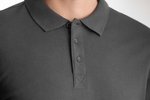 HRM Heavy Stretch Polo mit 3-Knopfleiste für Herren, White 5XL, HRM302 – Bild 5
