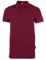 HRM Performance Polo aus Doppel-Piqué für Herren, Dark Grey 5XL, HRM303 – Bordeaux