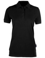 HRM Heavy Polo aus Baumwolle für Damen – Black