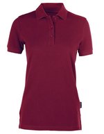 HRM Heavy Polo aus Baumwolle für Damen – Bordeaux