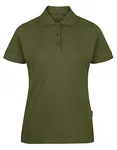 HRM Heavy Polo aus Baumwolle für Damen, Bordeaux S, HRM401 – Olive