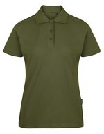 HRM Heavy Polo aus Baumwolle für Damen, Bordeaux S, HRM401 – Olive