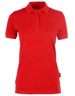 HRM Heavy Polo aus Baumwolle für Damen, Bordeaux S, HRM401 – Red