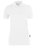 HRM Heavy Polo aus Baumwolle für Damen, Bordeaux S, HRM401 – White
