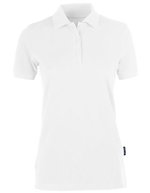 HRM Heavy Polo aus Baumwolle für Damen, Bordeaux S, HRM401 – White