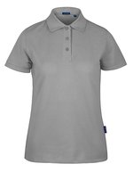 HRM Heavy Stretch Polo aus Baumwolle für Damen, Red XXL, HRM402 – Stone
