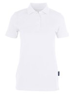 HRM Heavy Stretch Polo aus Baumwolle für Damen, Red XXL, HRM402 – White