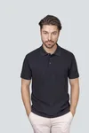 HRM Poloshirt aus 100% Baumwolle für Herren, Black M, HRM501 – Bild 2