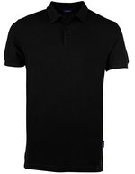 HRM Poloshirt aus 100% Baumwolle für Herren, Black M, HRM501 – Bild 2
