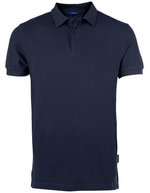 HRM Poloshirt aus 100% Baumwolle für Herren, Black M, HRM501 – Navy