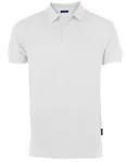 HRM Poloshirt aus 100% Baumwolle für Herren, Black M, HRM501 – White