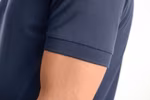 HRM Luxury Stretch Polo with Collar Detail for Men, Black XXL, HRM502 – image 6