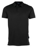 HRM Luxury Stretch Polo mit Kragenlösung für Herren, Black XXL, HRM502 – Bild 2