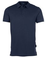 HRM Luxury Stretch Polo mit Kragenlösung für Herren, Black XXL, HRM502 – Navy